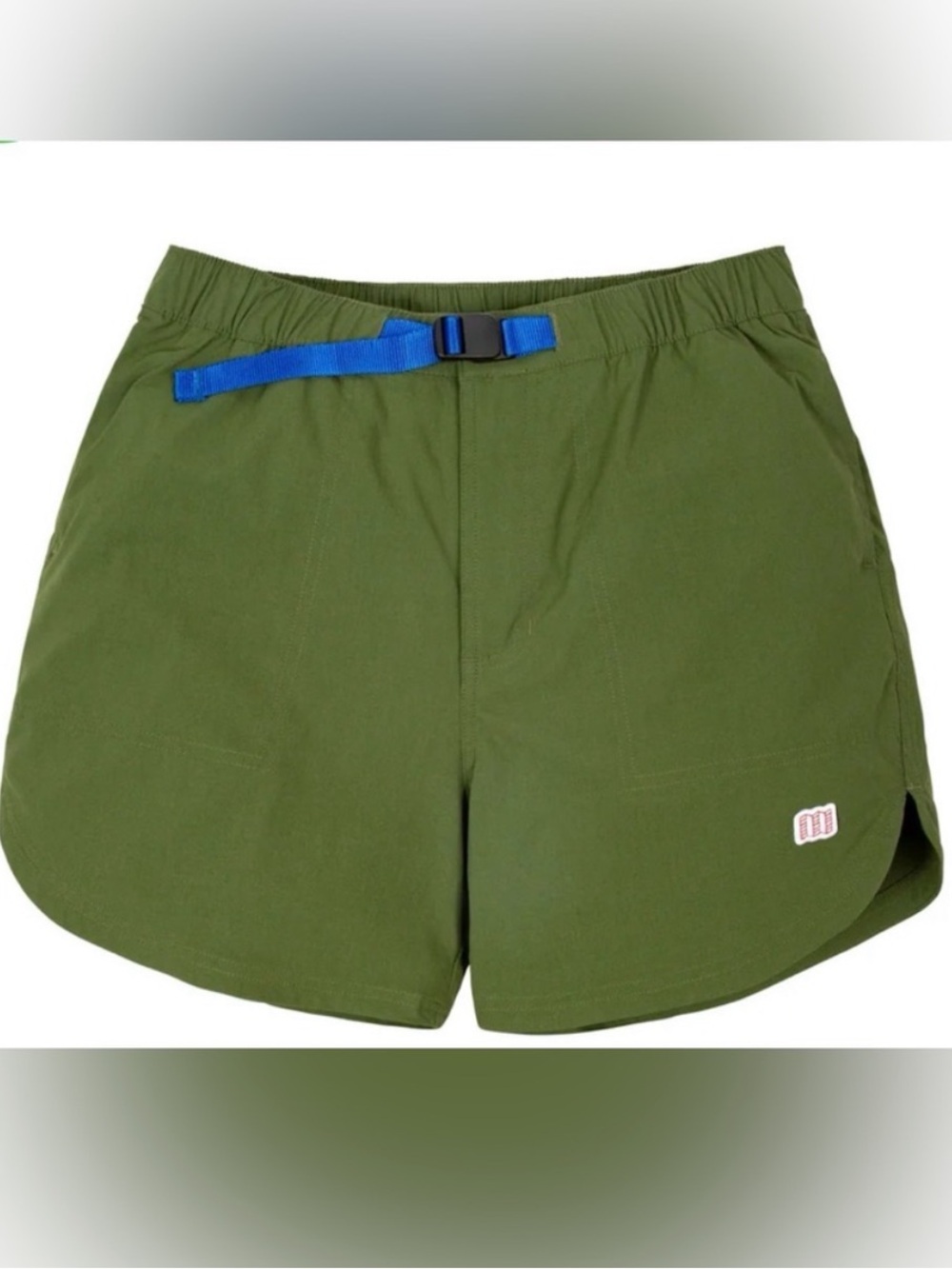 Topo Designs Olive Green River Shorts - Picture 2 of 5